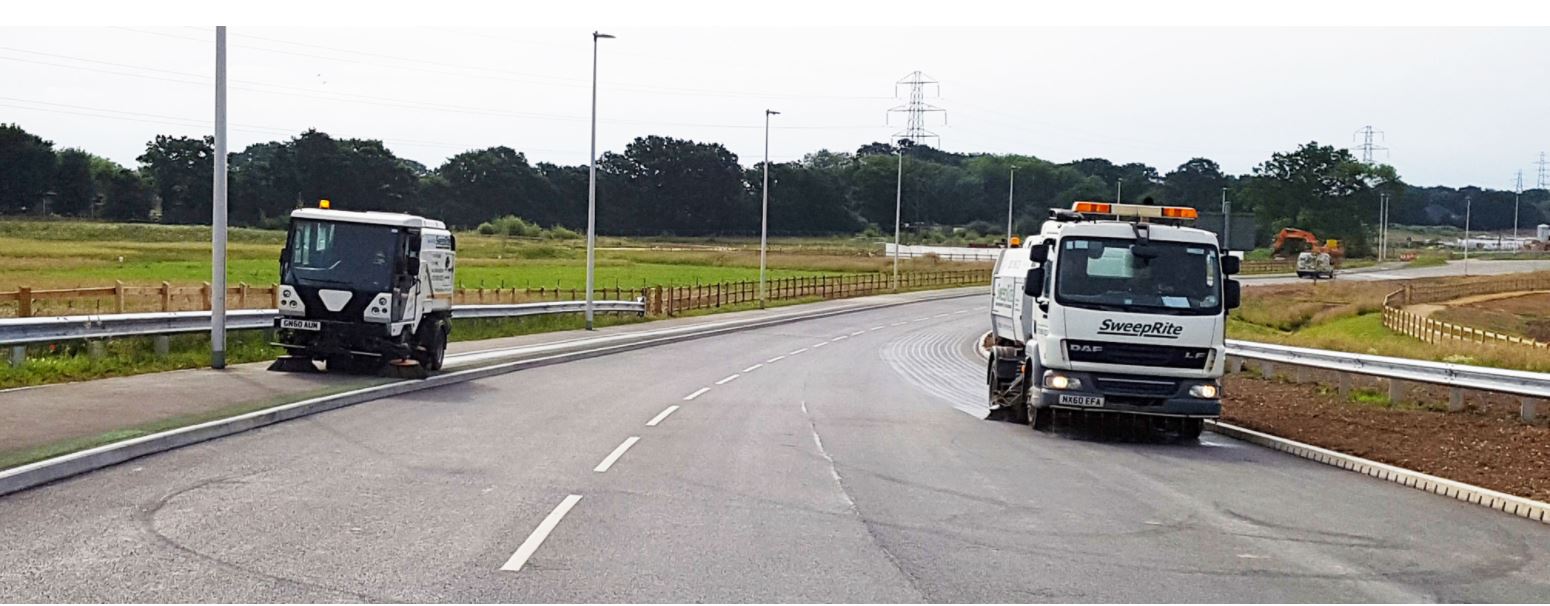 Road sweeping in Reading